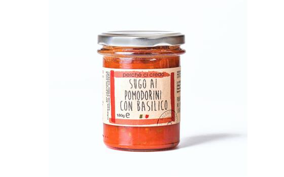 Cherry tomato sauce with basil 180g