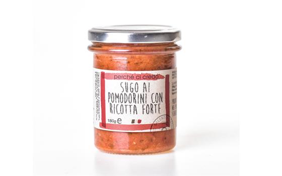 Cherry tomato sauce with strong ricotta 180g