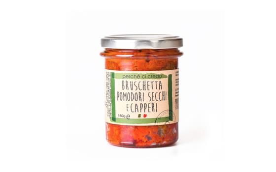 Sun-dried tomato and capers 180g